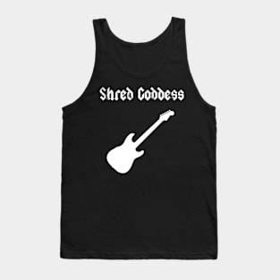 Shred Goddess Female Guitar Player Tank Top